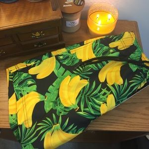 Banana Print Swim Trunks